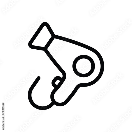 Hairdryer vector icon
