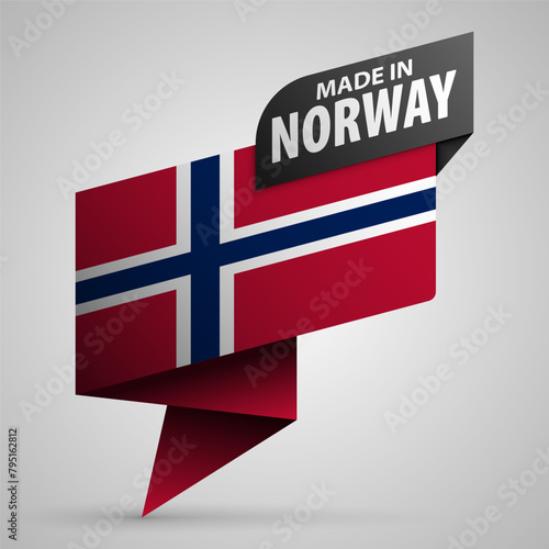 Made in Norway graphic and label.