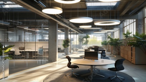 Modern Office Space With Natural Lighting