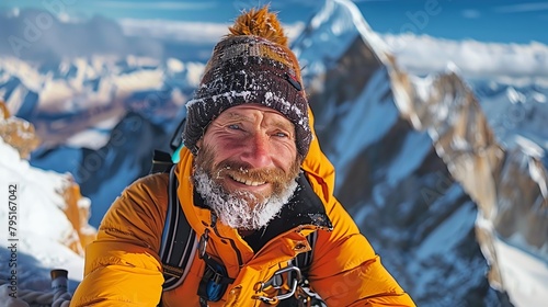 In-depth magazine article with photos illustrating the impact of altitude on human physiology, featuring interviews with mountain climbers and experts photo