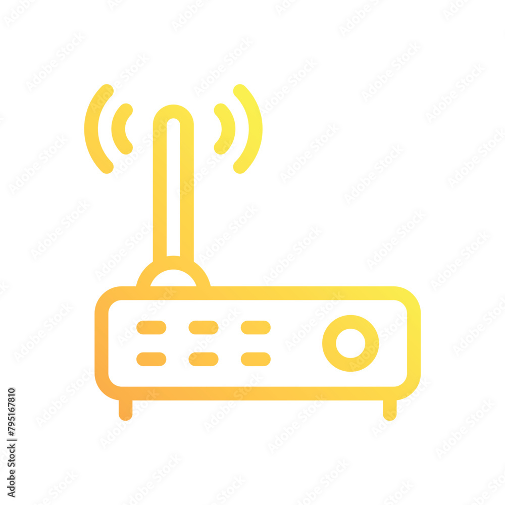 Internet Router vector icon