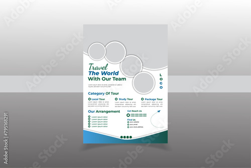 Travel Journey Modern Style Flyer Design