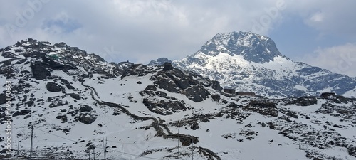 Nathula mountain pass, sikkim, india