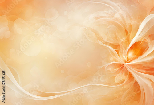 An abstract orange background with swirling patterns, creating a captivating and vibrant fantasy backdrop.