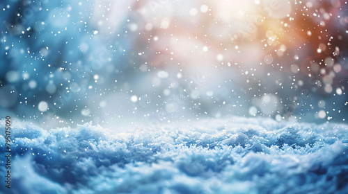 Winter snow background -- © UsamaR