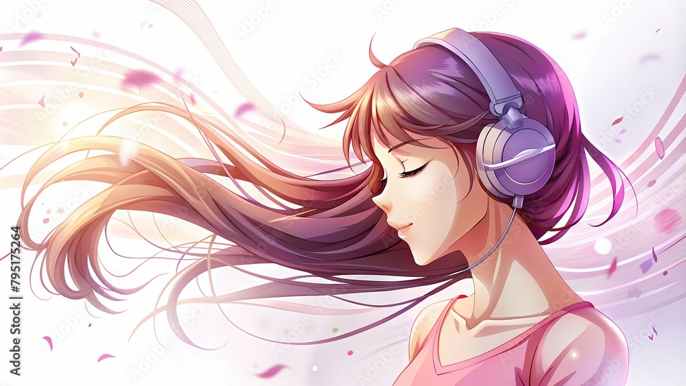 Dancing to the Unheard, A Captivating Pose of Musical Euphoria Dancing to the Unheard, A Captivating Pose of Musical Euphoria