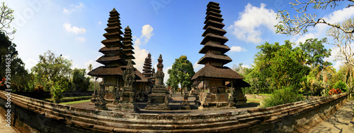 Tempelanlage Pura Taman Ayun in Mengwi, Bezirk Badung, Insel Bali, Indonesien, Panorama  photo