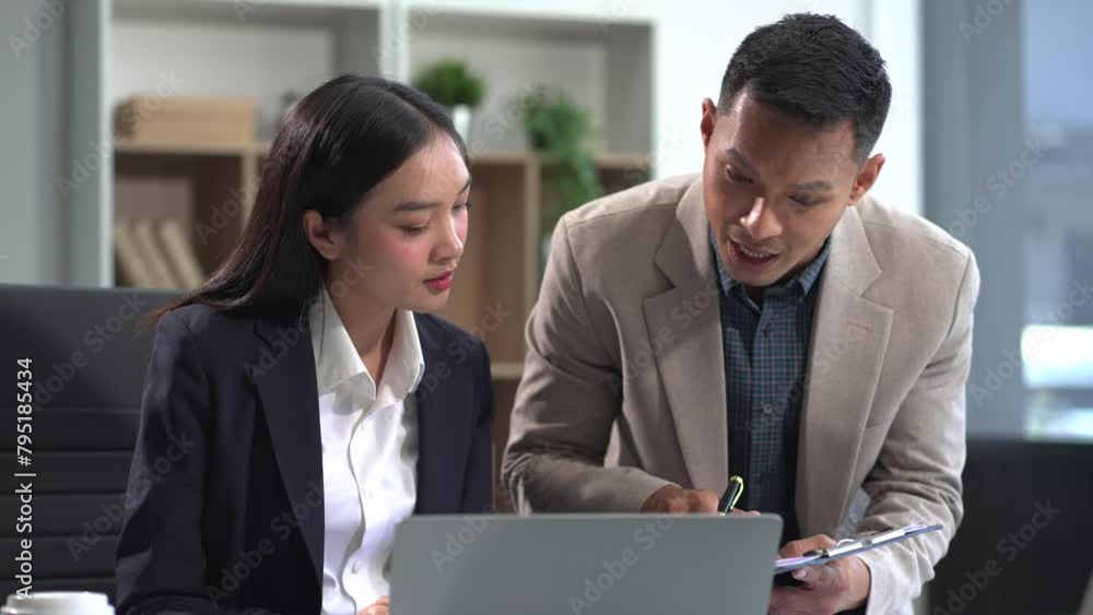 Business project team working together at meeting room at office. Business project team working together at meeting room at office.