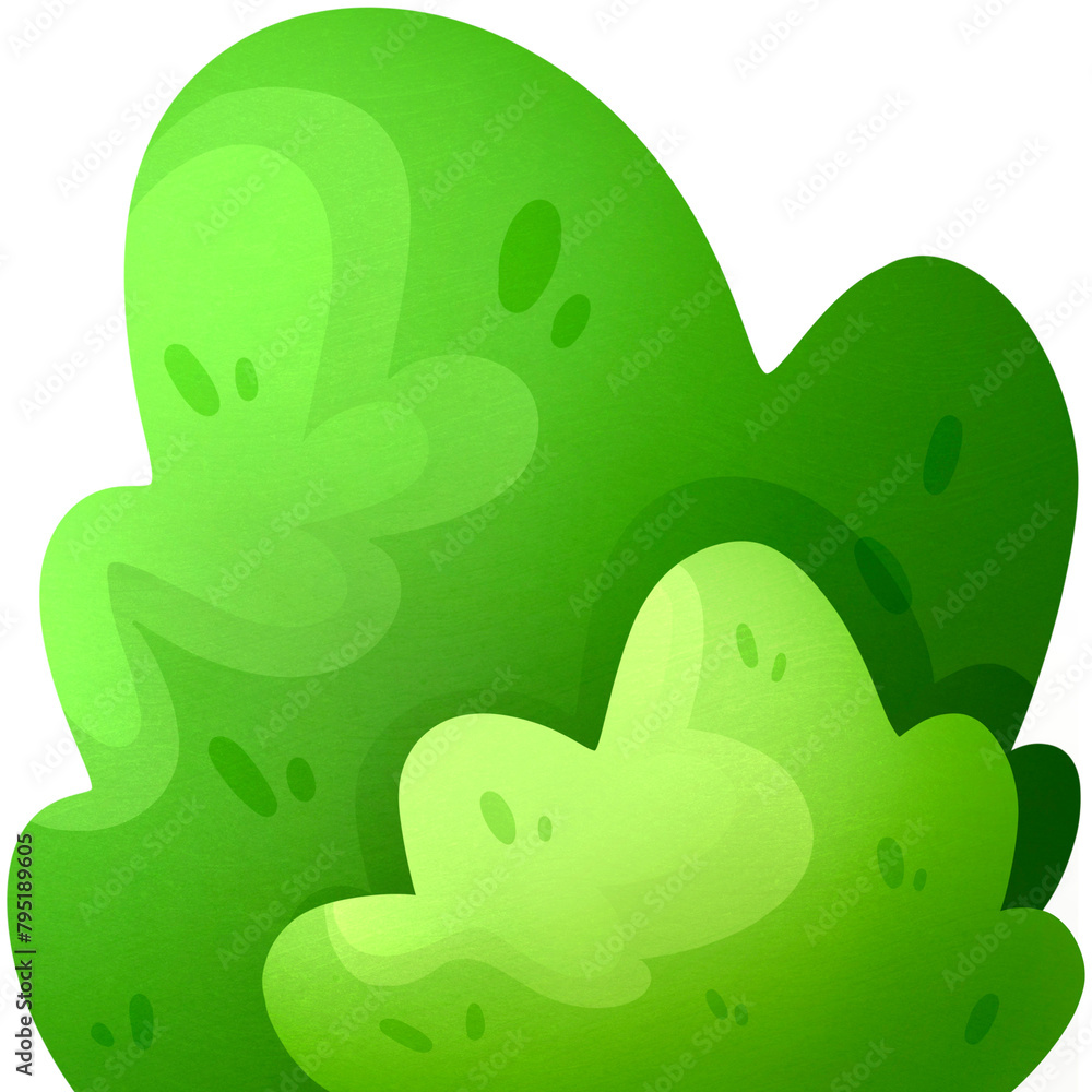 Green bushes. Two garden plants. Bushes for landscape design of territory of house. Green bushes. Two garden plants. Bushes for landscape design of territory of house.