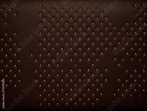 Brown dark elegant seamless pattern retro style little gold dots premium royal party luxury poster template vintage leather texture copy space for product