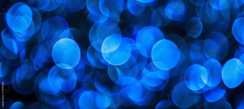 Captivating abstract blue bokeh lights forming a beautifully blurred background scene Captivating abstract blue bokeh lights forming a beautifully blurred background scene
