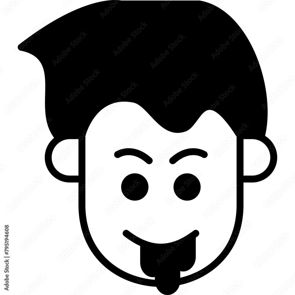 Fototapeta premium Drooling Icon