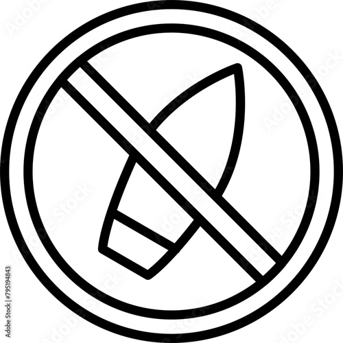 No Surf  Icon