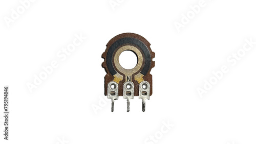 The potentiometer is disassembled photo