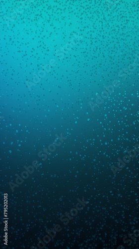Cyan color gradient dark grainy background white vibrant abstract spots on black noise texture effect blank empty pattern with copy space for product design © GalleryGlider