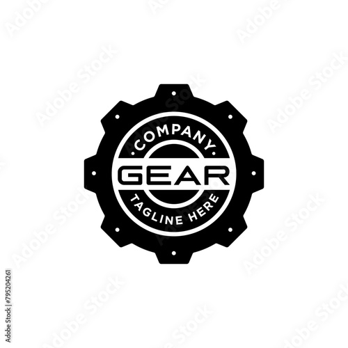 Gear Cog Wheel Company,Automotive Sprocket For Mechanic Industry Logo Design