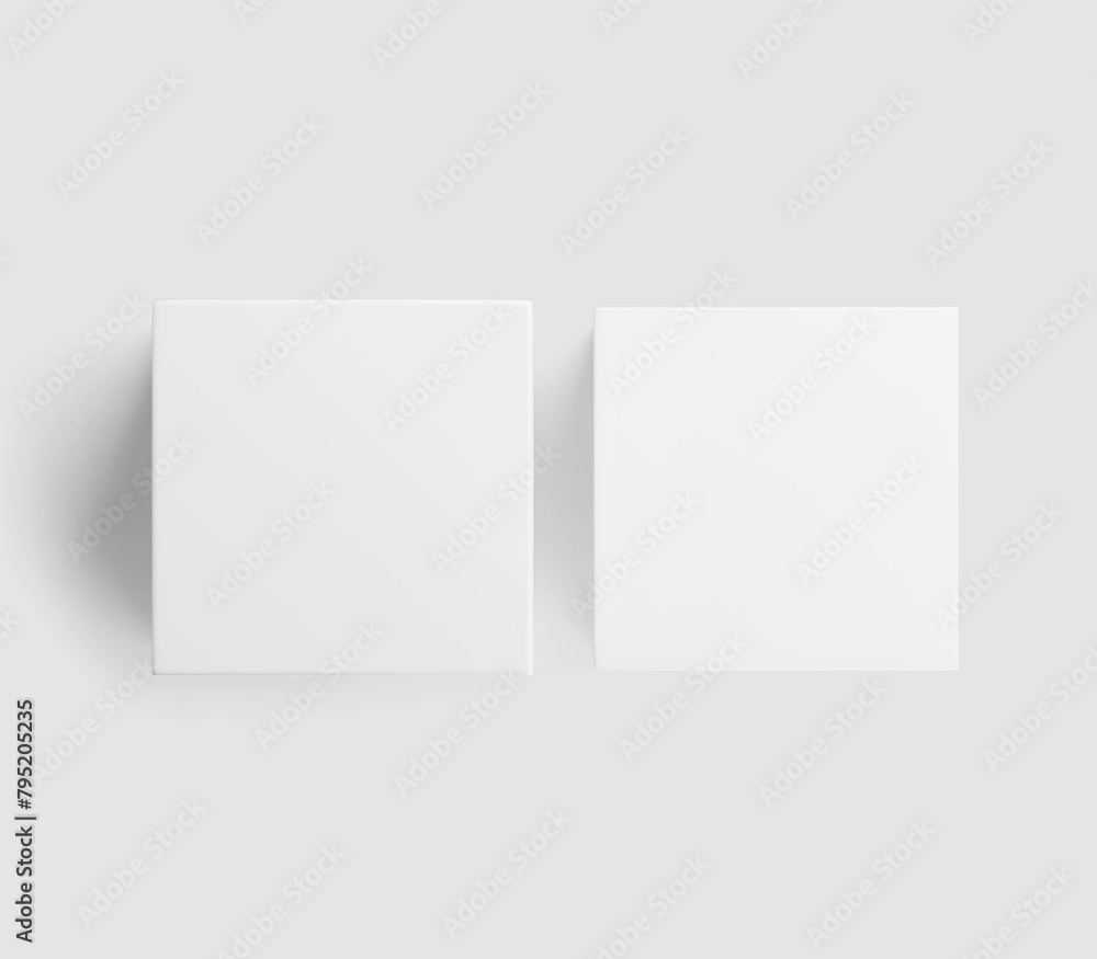 White Rectangular Box, Light Candle Box packaging, 3d Rendered isolated on light background White Rectangular Box, Light Candle Box packaging, 3d Rendered isolated on light background