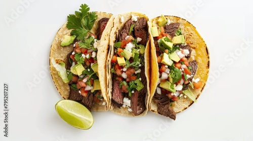 mouthwatering dish of traditional tacos for Cinco de Mayo