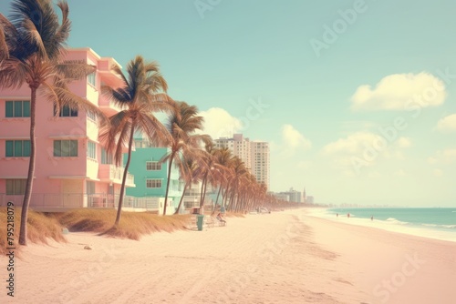 Miami beach architecture outdoors building.
