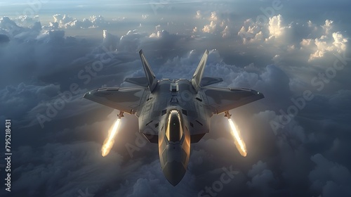 Hypersonic Fighter Jets Unleashing Deadly Missiles in Awe Inspiring Aerial Combat Spectacle