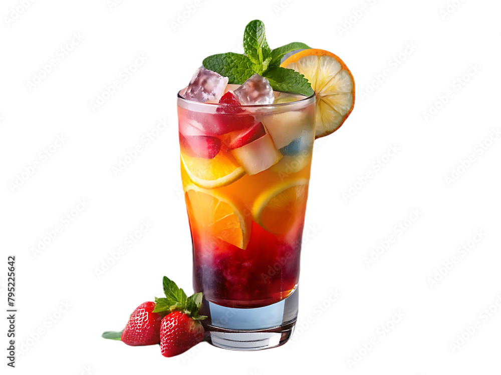 Drinks isolated on transparent background Drinks isolated on transparent background