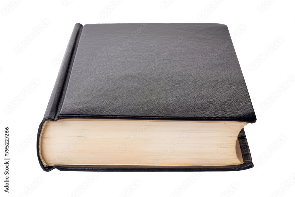 black hardback book isolated black hardback book isolated