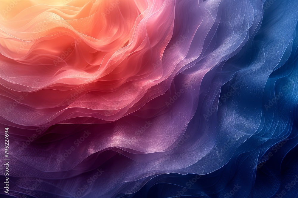 Obraz premium A painting of a stormy sky with a rainbow.