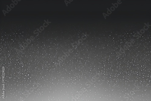 Gray color gradient dark grainy background white vibrant abstract spots on black noise texture effect blank empty pattern with copy space for product 
