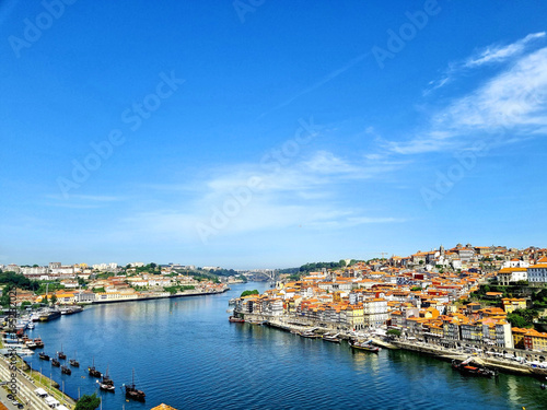 view of the old town of porto country