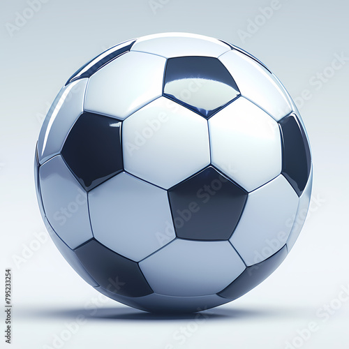 Modern 3D Rendered Soccer Ball – Perfect for Sports Marketing Campaigns © RobertGabriel