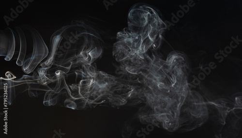 Moving transparent smoke waves