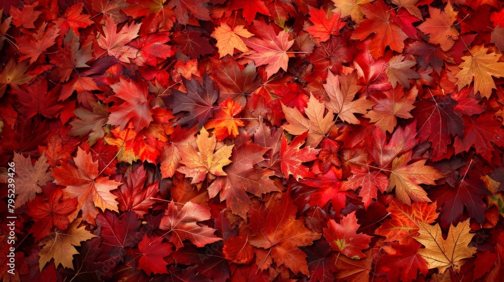 Close up of red and yellow foliage Close up of red and yellow foliage