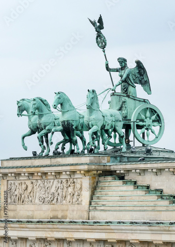 Quadriga auf dem Brandenburger Tor, Berlin, Deutschland