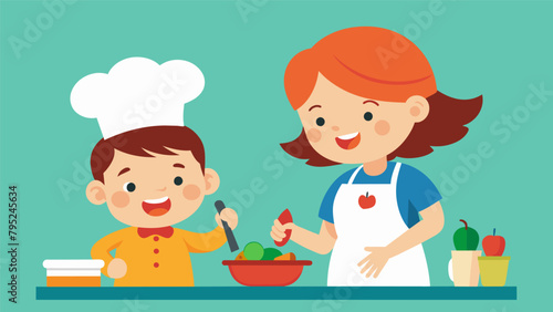A boy and his little sister attempting to make their moms secret recipe on Young Chefs Day with unexpected but hilarious results.