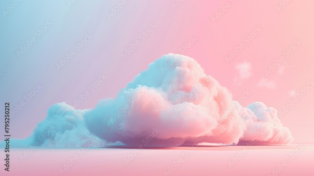 3d rendered cloud computing technology and innovation conceptual in pastel color 3d rendered cloud computing technology and innovation conceptual in pastel color