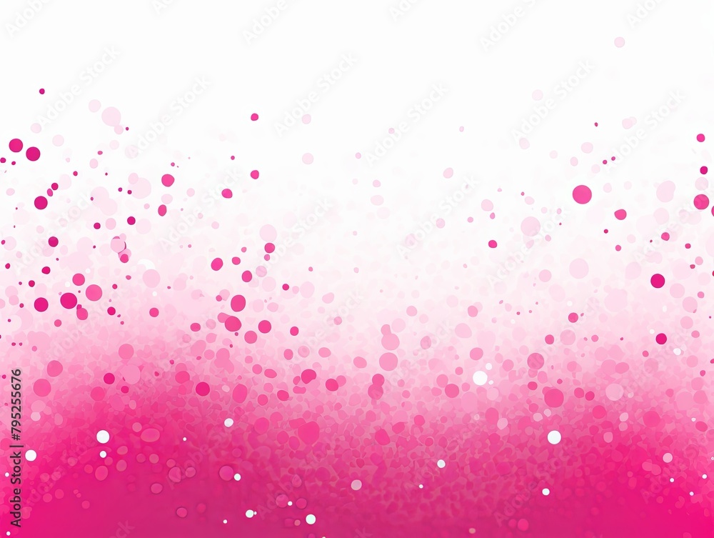 Magenta color gradient light grainy background white vibrant abstract spots on white noise texture effect blank empty pattern with copy space