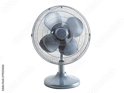 Electric fan isolated on transparent background