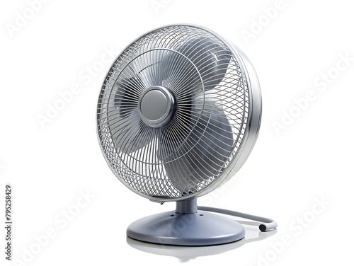 Electric fan isolated on transparent background