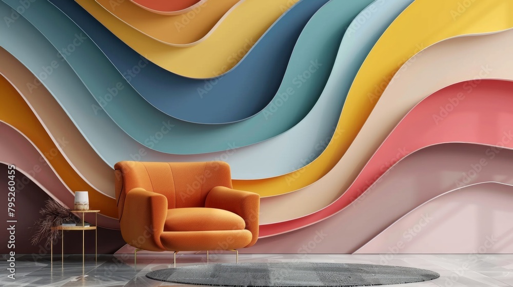Abstract modern wavy fashion wallpaper Abstract modern wavy fashion wallpaper