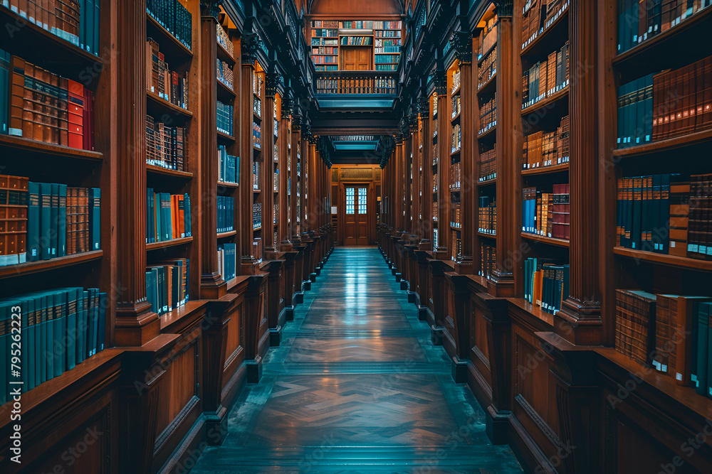 Justice Scales in Library,
A beautiful photograph of a sunlit library hall
Justice Scales in Library,
A beautiful photograph of a sunlit library hall