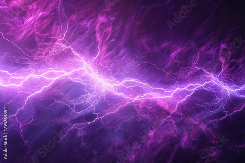 Purple lightning lines for background, visually striking