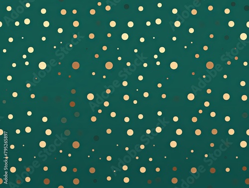 Mint Green dark elegant seamless pattern retro style little gold dots premium royal party luxury poster template vintage leather texture copy space