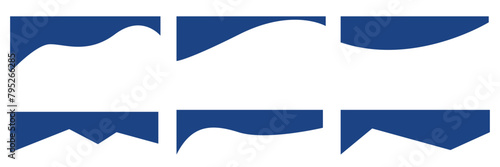 Bottom border shape and separator for website design. Isolated vector template for website, app, poster, banner.. isolated on white background. EPS 10