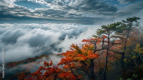 Wind Swept Coastal Forest w...