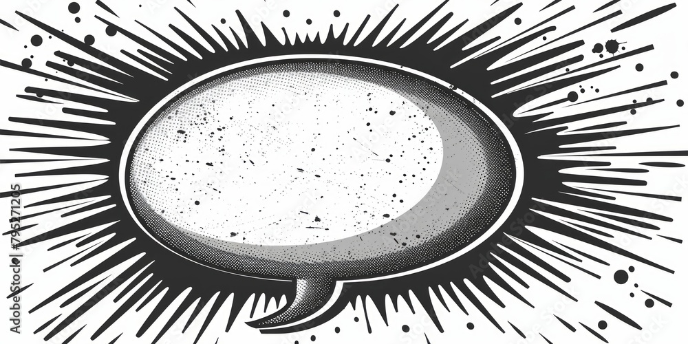 © vadymstock - Bubble speech shape in white paper texture. Balloon text isolated for retro comic and design element © vadymstock - Bubble speech shape in white paper texture. Balloon text isolated for retro comic and design element