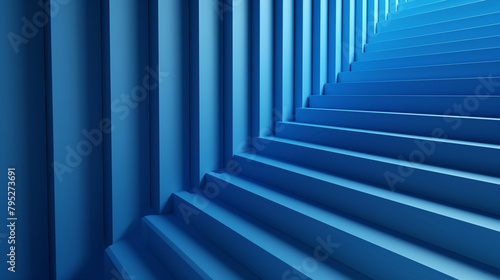 modern 3d wallpaper with blue stripes, abstract background, business presentation backdrop