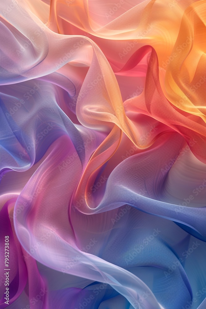 Obraz premium Colorful gradient backgrounds with abstract patterns created using generative AI technology.