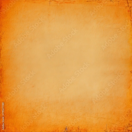 Orange background paper with old vintage texture antique grunge textured design  old distressed parchment blank empty with copy space for product 