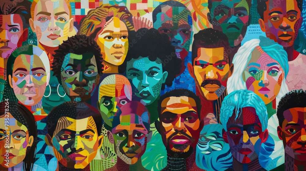 Images depicting unity and diversity, showcasing people from various backgrounds coming together in harmony. Images depicting unity and diversity, showcasing people from various backgrounds coming together in harmony.