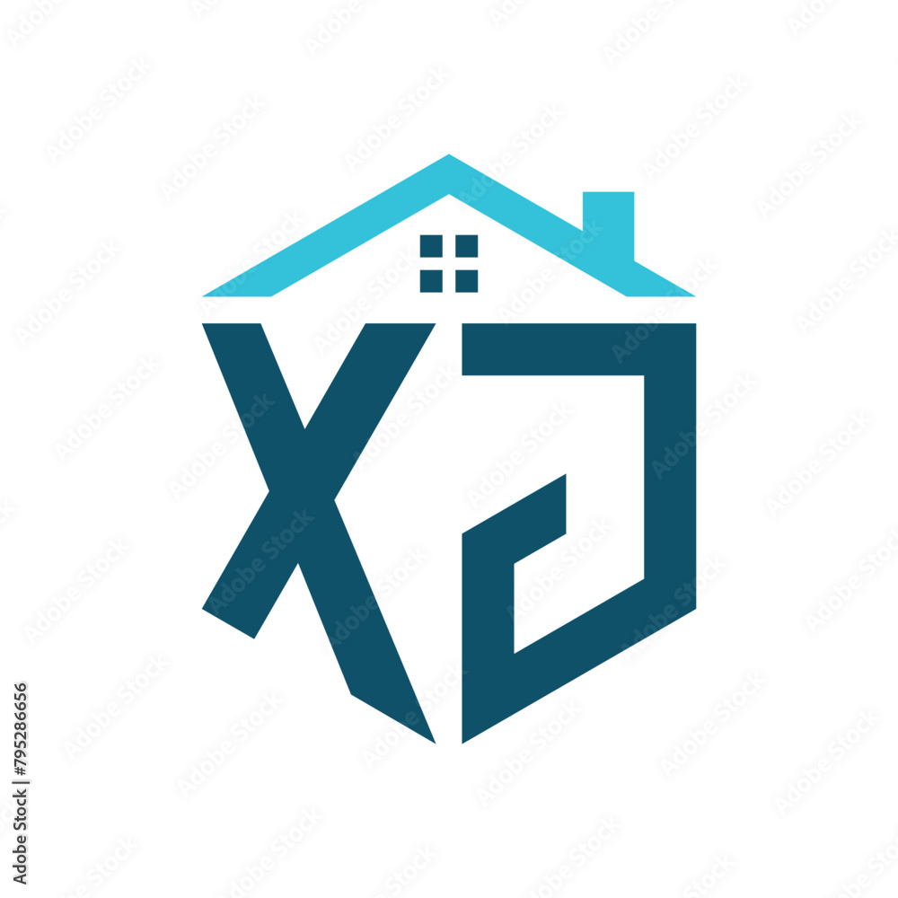 XJ House Logo Design Template. Letter XJ Logo for Real Estate, Construction or any House Related Business XJ House Logo Design Template. Letter XJ Logo for Real Estate, Construction or any House Related Business